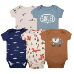 Multicolour Baby Bodysuits – Comfortable Everyday Baby Wear